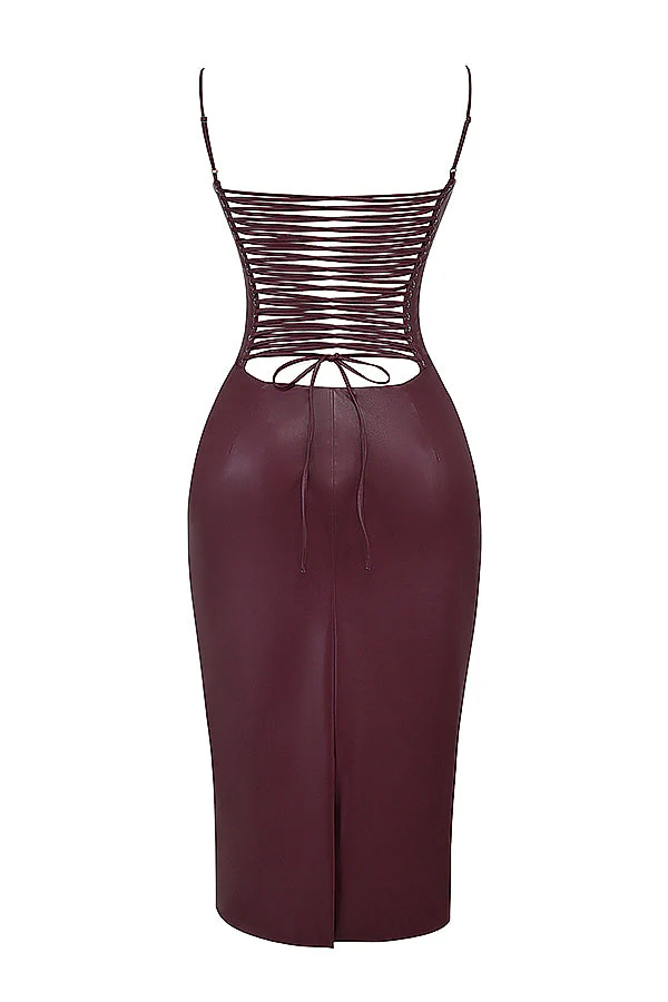 Elsinore | Luxury Leather Dress - Image 16