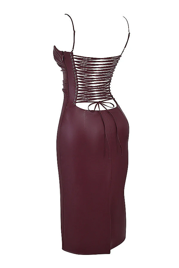 Elsinore | Luxury Leather Dress - Image 17