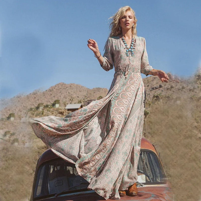 Erin | Boho Country Maxi Dress - Image 2