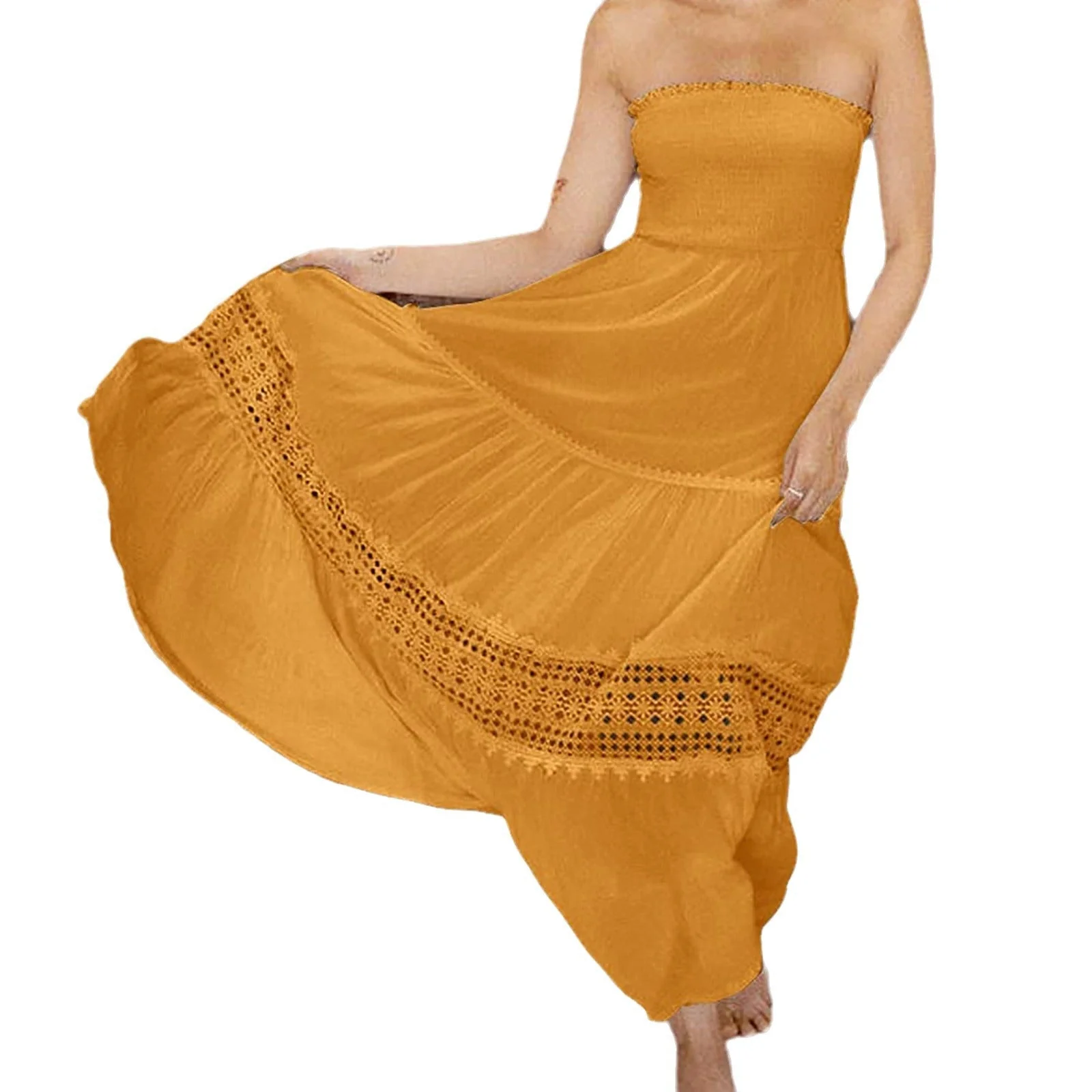 Estelle | Tube Plain Dress - Image 2