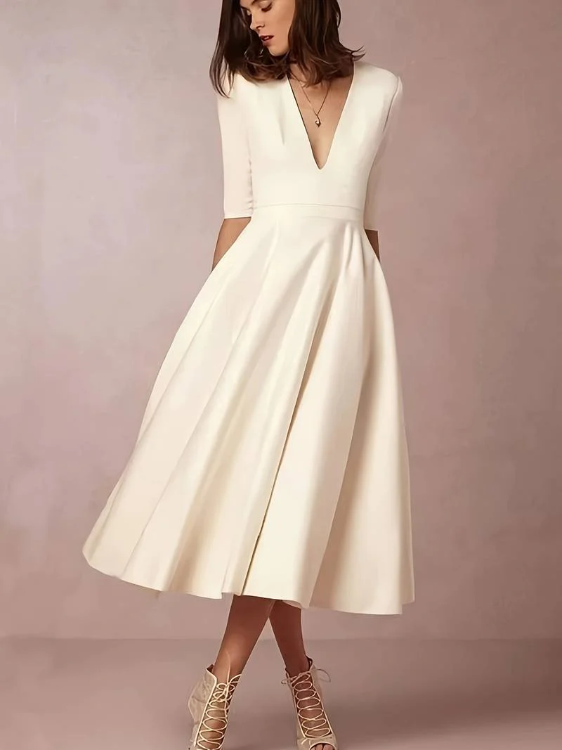Eulalia | Elegant Midi Dress - Image 2