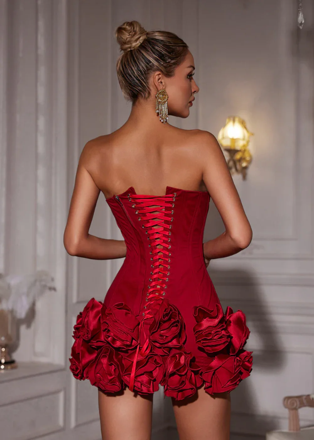 Evie | Corset Mini Dress - Image 8