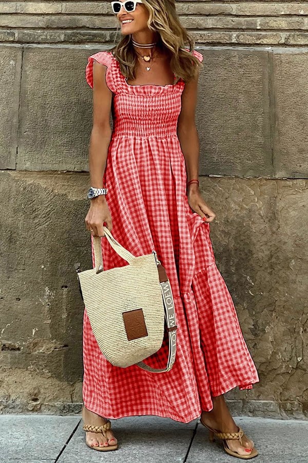 Evie | Summer Breeze Gingham Dress - Image 2