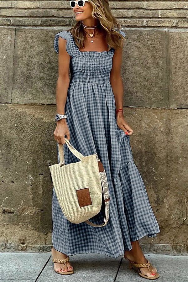 Evie | Summer Breeze Gingham Dress - Image 3