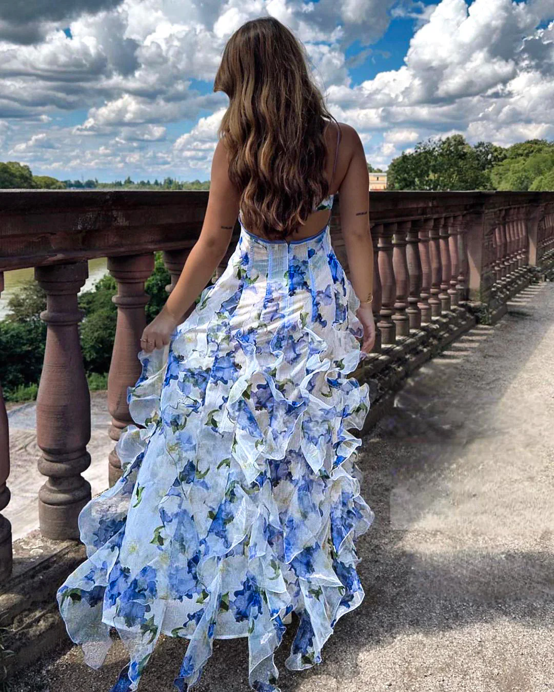 Fawn | Ruffled Floral Dress - Image 4
