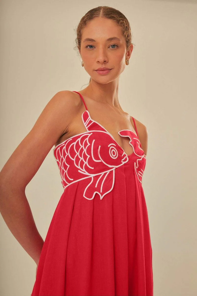 Felicity | Embroidered Maxi Slip Dress - Image 3