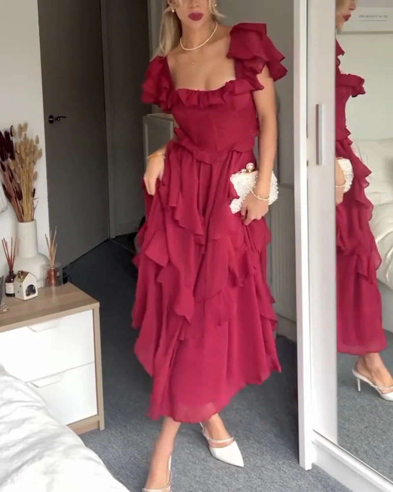 Freya | Ruffle Dress - Image 2