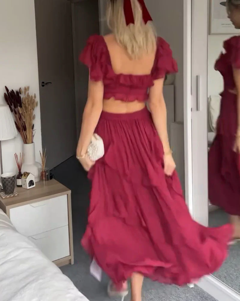 Freya | Ruffle Dress - Image 4