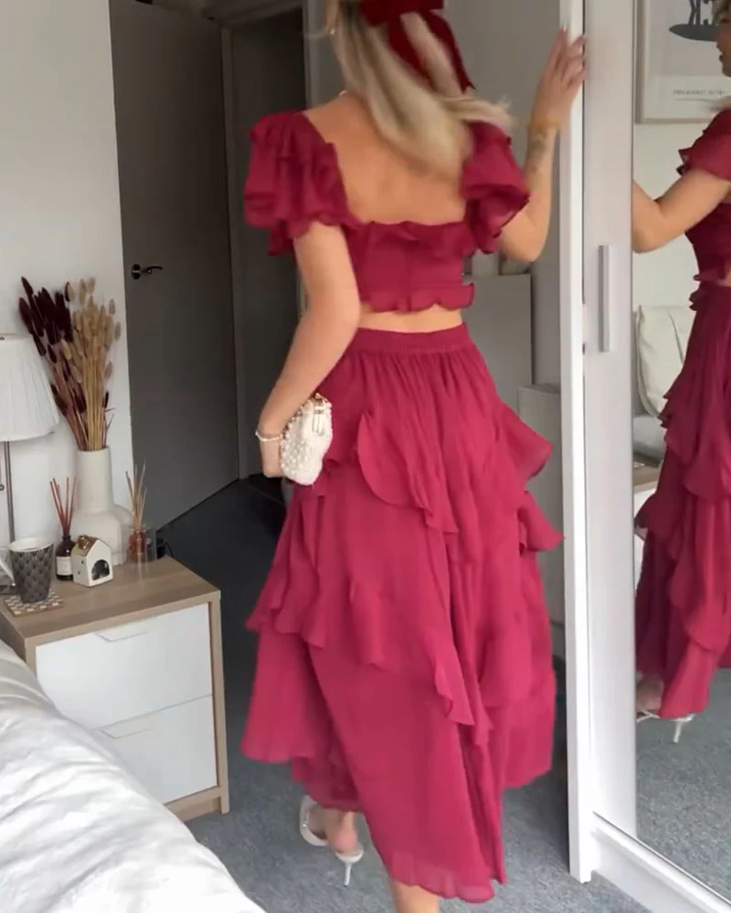 Freya | Ruffle Dress - Image 6