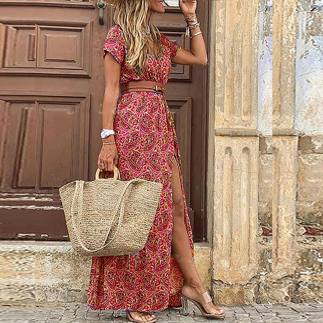 Gaia | Relaxed Bohemian Dress - Image 4
