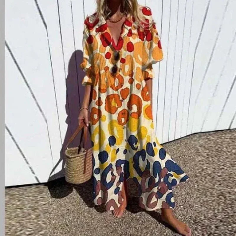 Geneva | Classic Boho Maxi Dress - Image 3