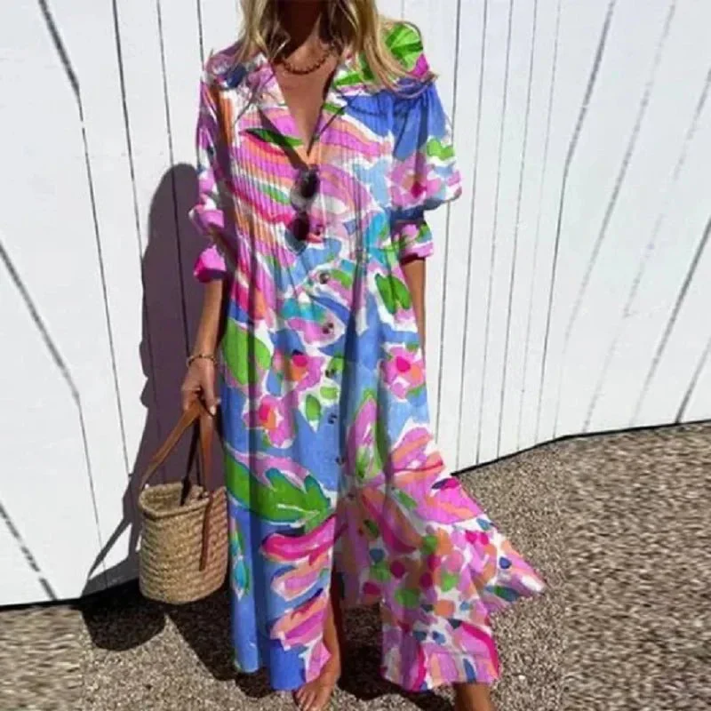 Geneva | Classic Boho Maxi Dress - Image 4