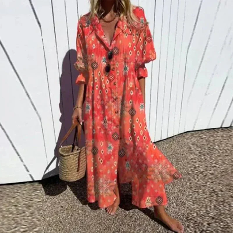 Geneva | Classic Boho Maxi Dress - Image 5