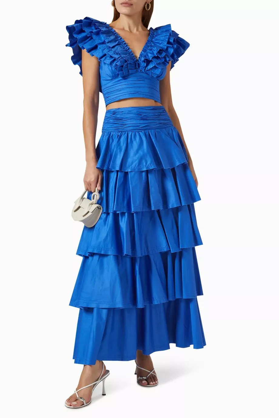 Georgia | Ruffle V-Neck Tiered Set
