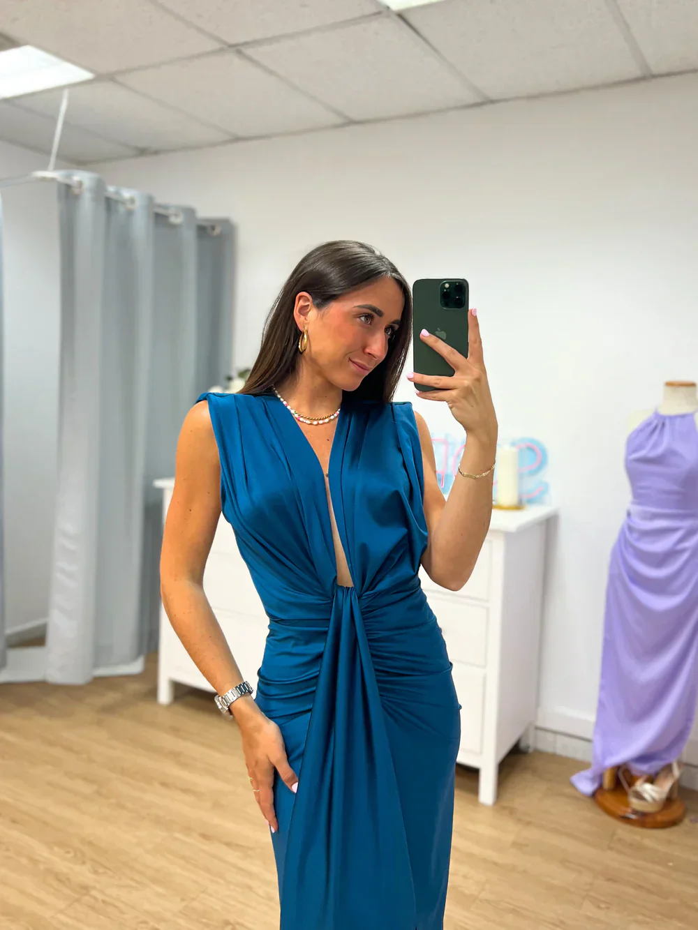 Grace | Elegant Pleated Maxi Dress - Image 11