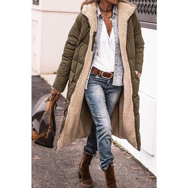 Hannah | Long Reversible Puffer - Image 3