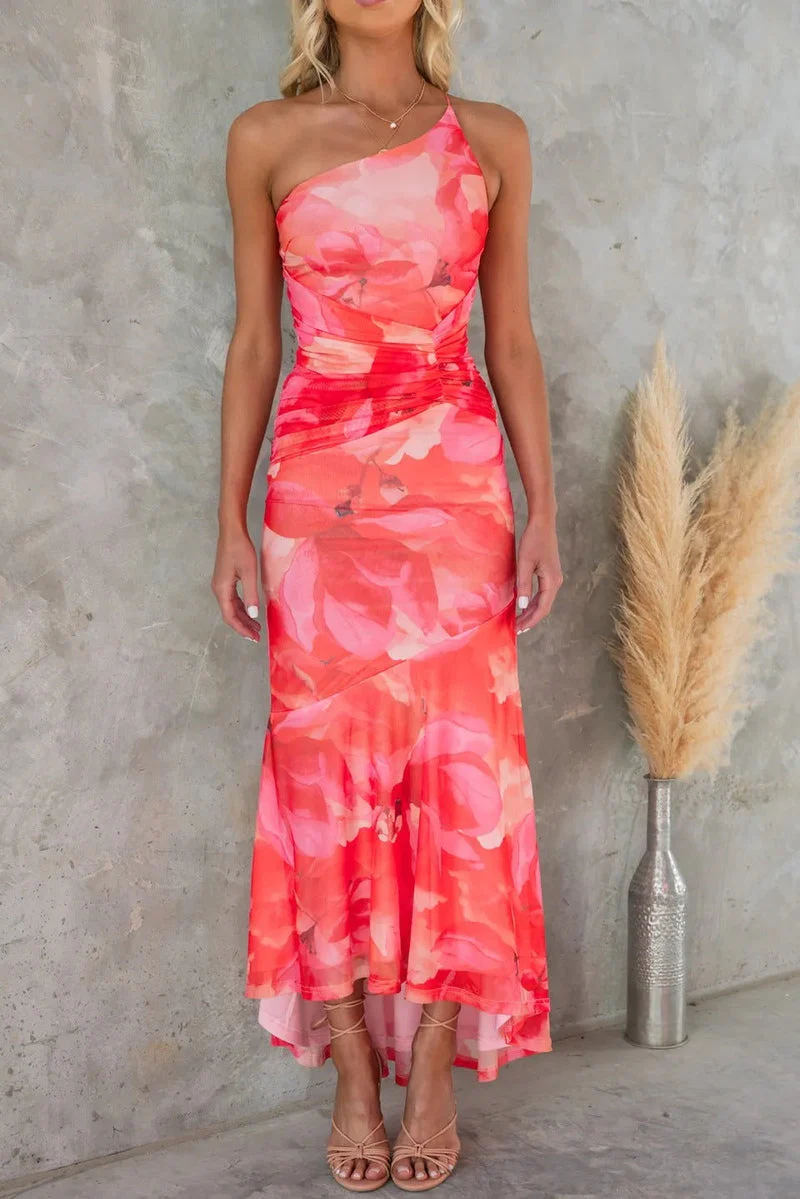 Harriet | One-Shoulder Pleated Dress - Image 2