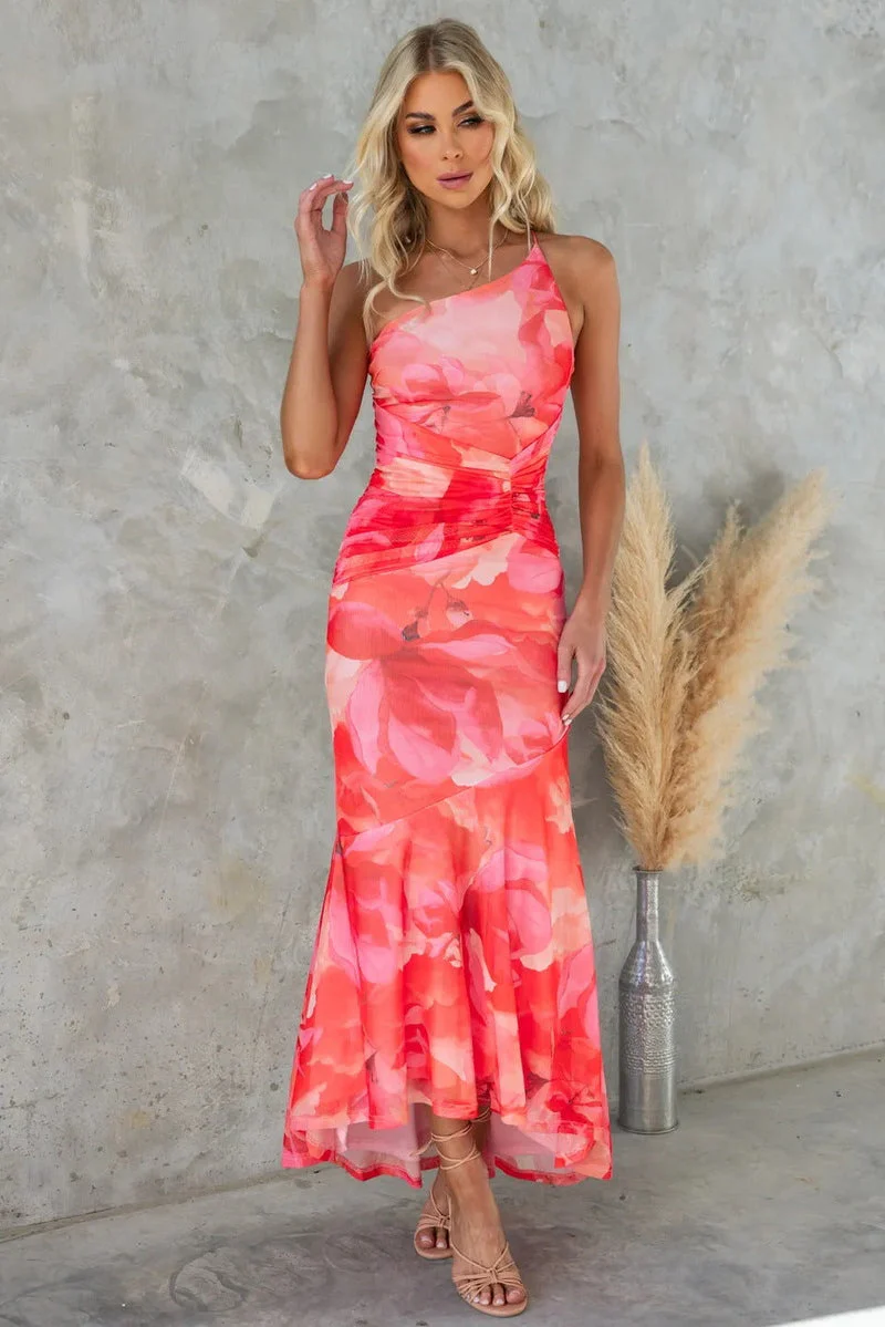 Harriet | One-Shoulder Pleated Dress - Image 3