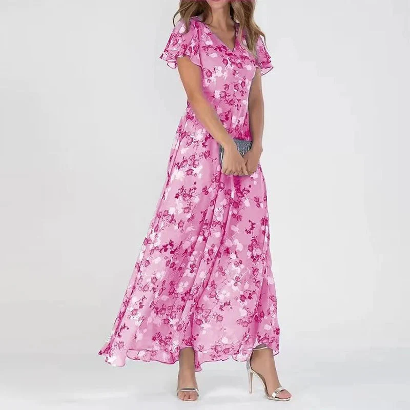 Heloise | Elegant Floral Dress - Image 4
