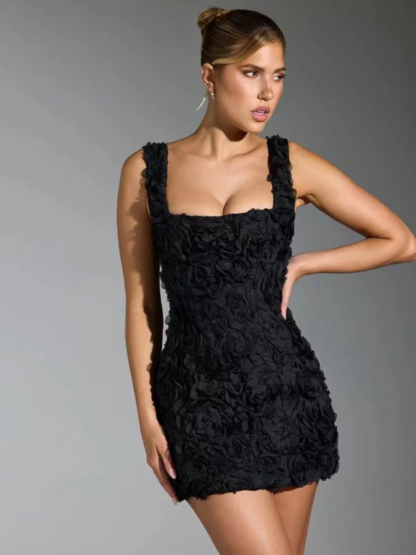 Holly | Floral Mini Dress - Image 12