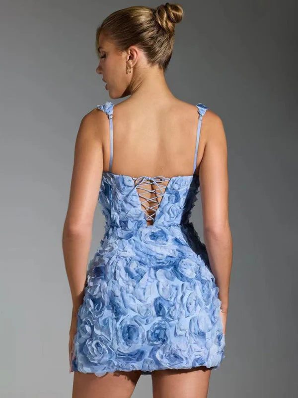 Holly | Floral Mini Dress - Image 8