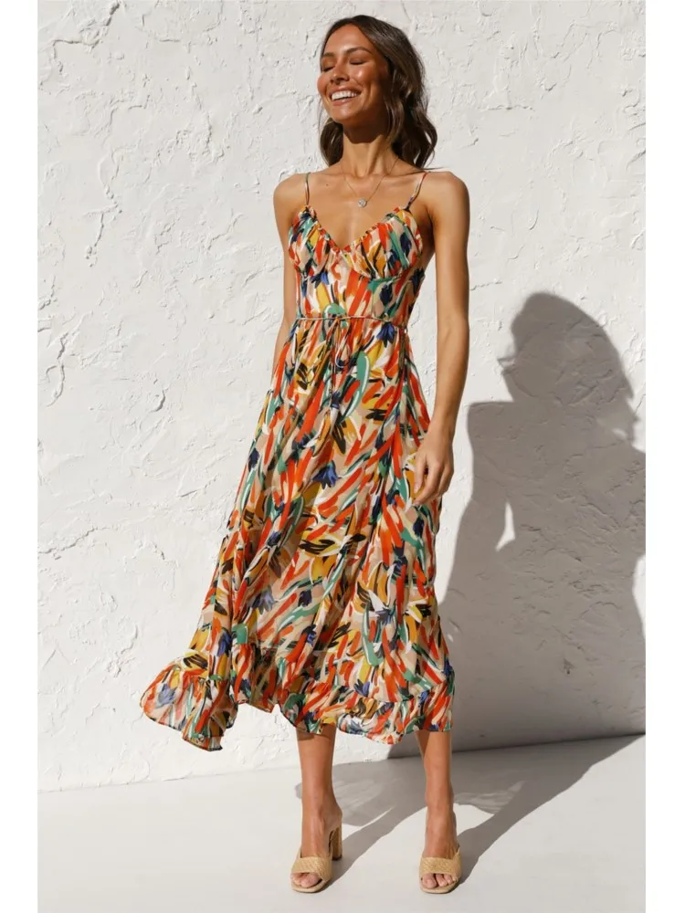 Idalia | Vibrant Charm Colorful Dress - Image 3