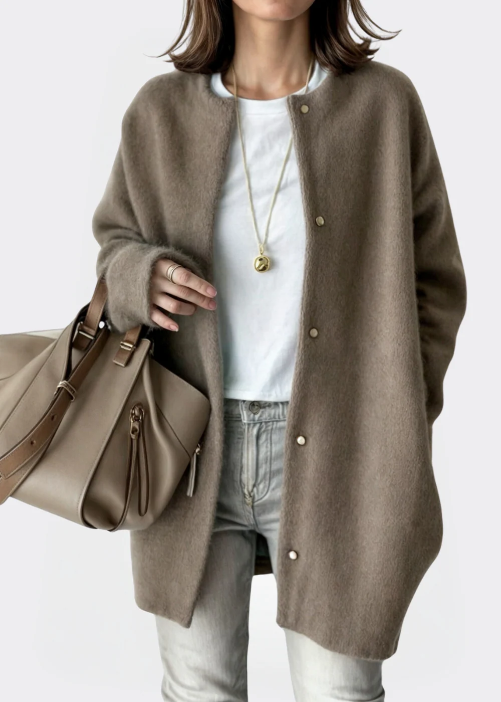 Saffron | Wool Cardigan - Image 10
