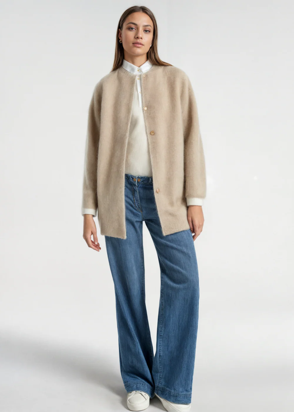 Saffron | Wool Cardigan - Image 2