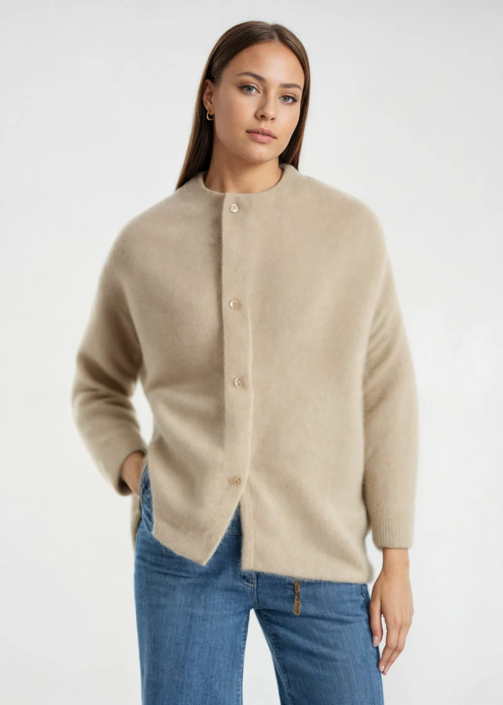 Saffron | Wool Cardigan - Image 3
