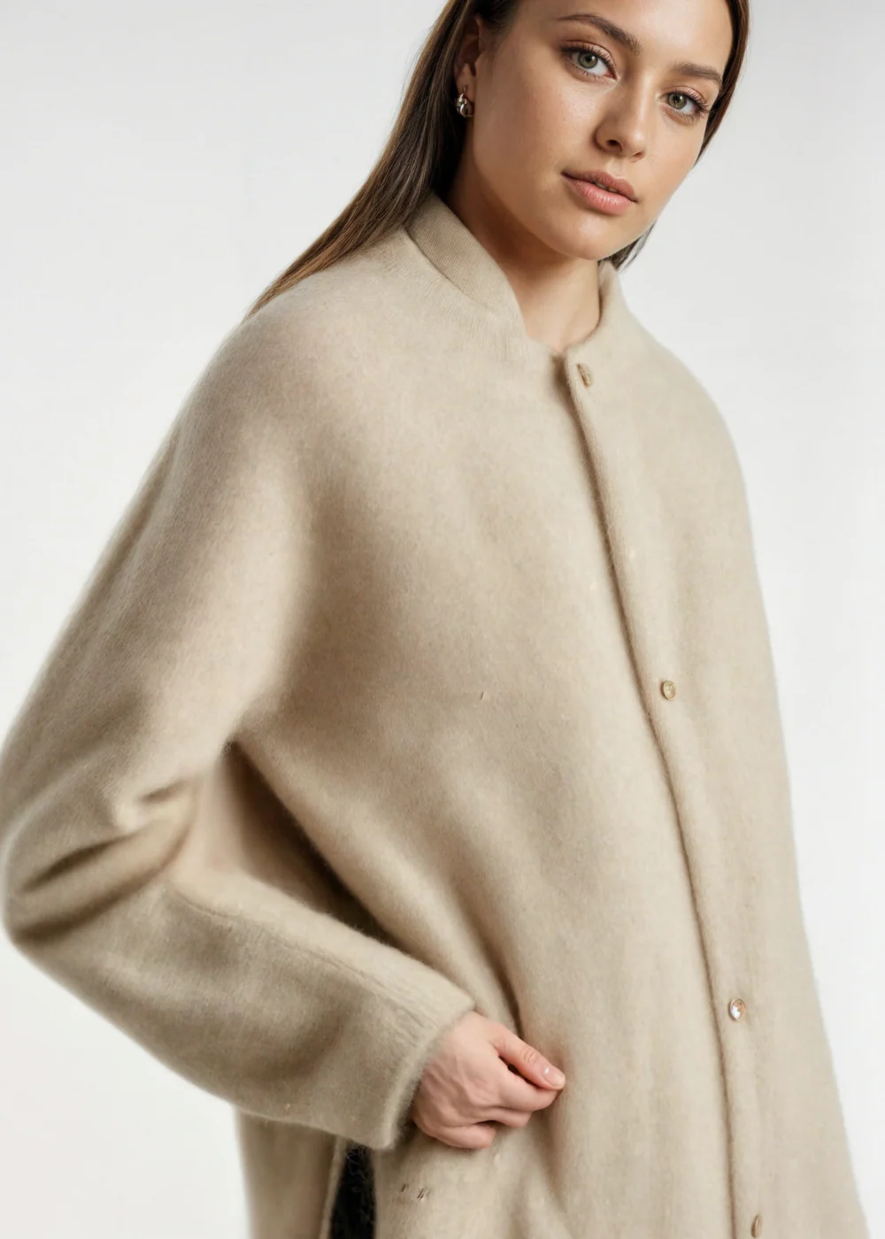 Saffron | Wool Cardigan - Image 4