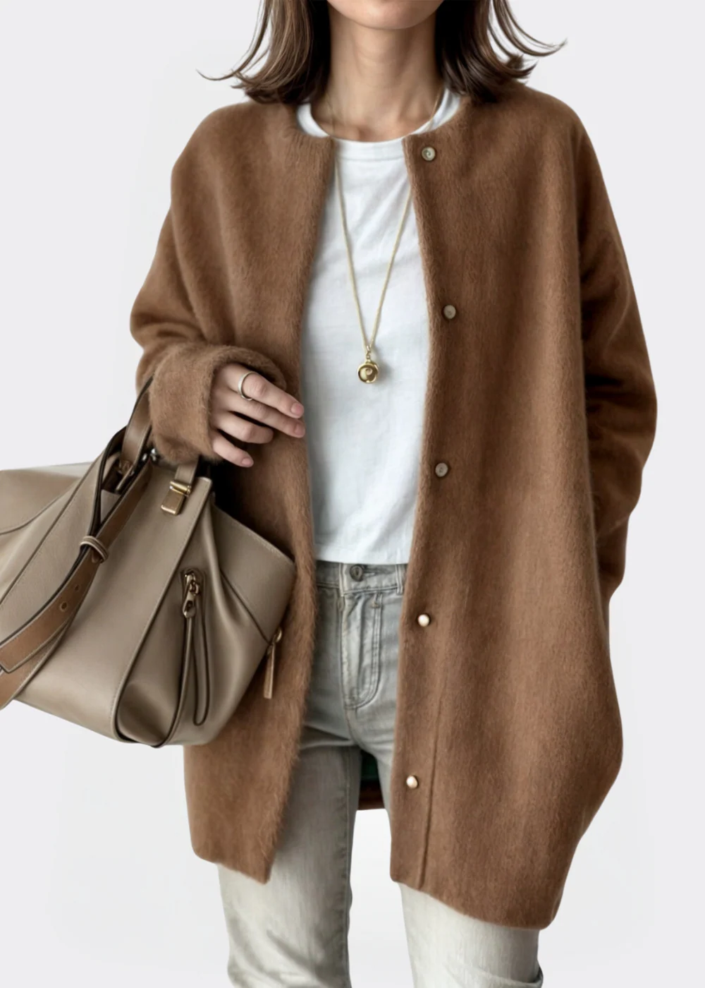Saffron | Wool Cardigan - Image 7