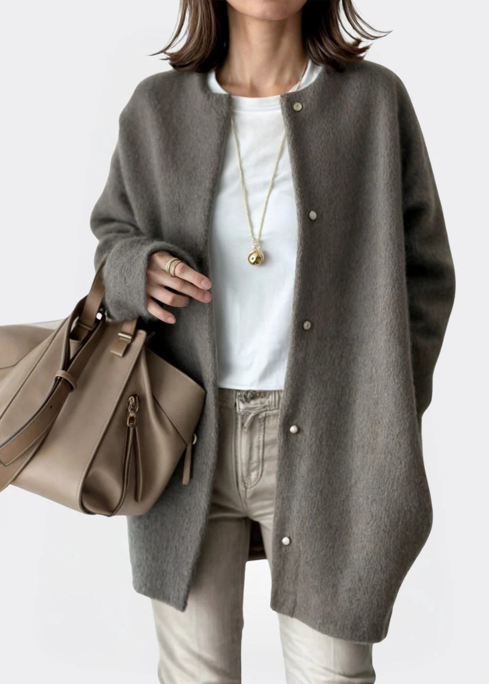 Saffron | Wool Cardigan - Image 9