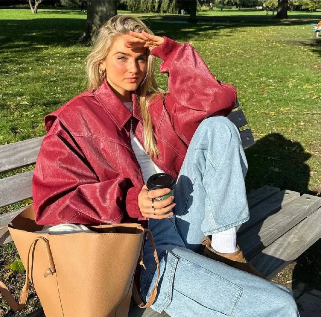 Isla | Oversized Bomber - Image 4