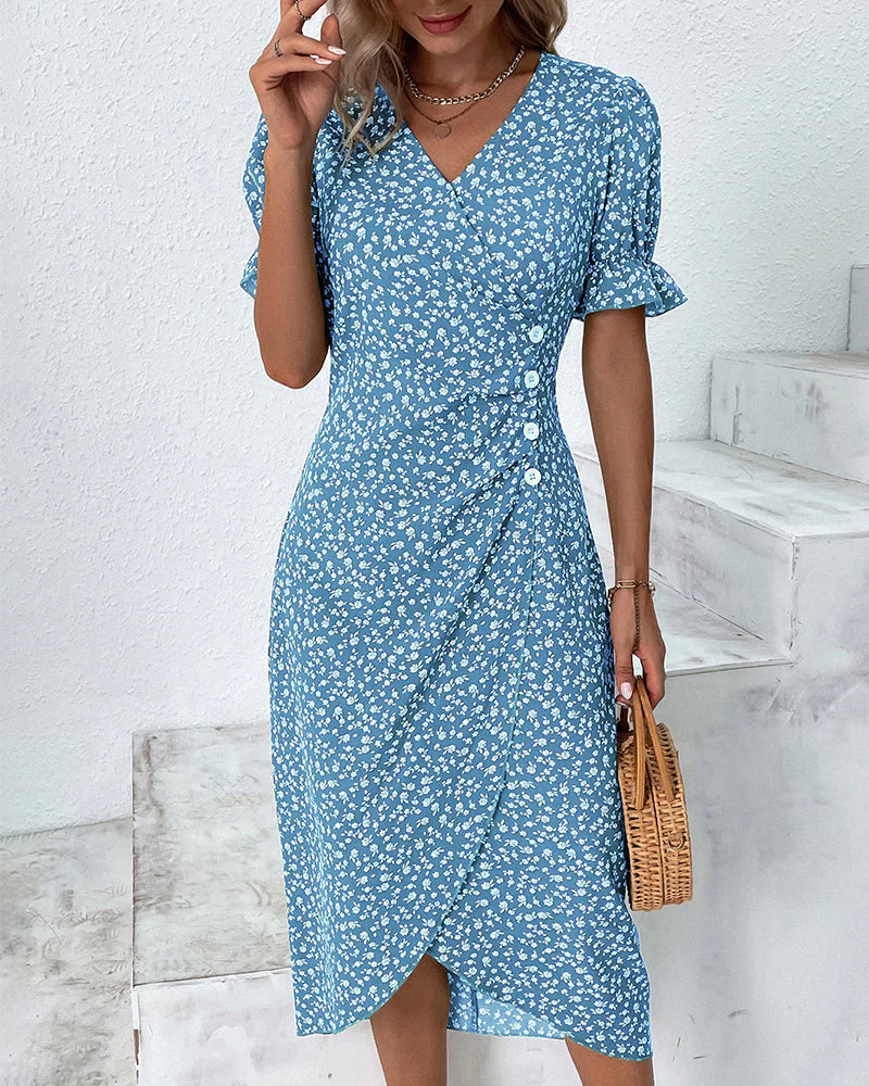 Isolde | Floral Print Dress - Image 10