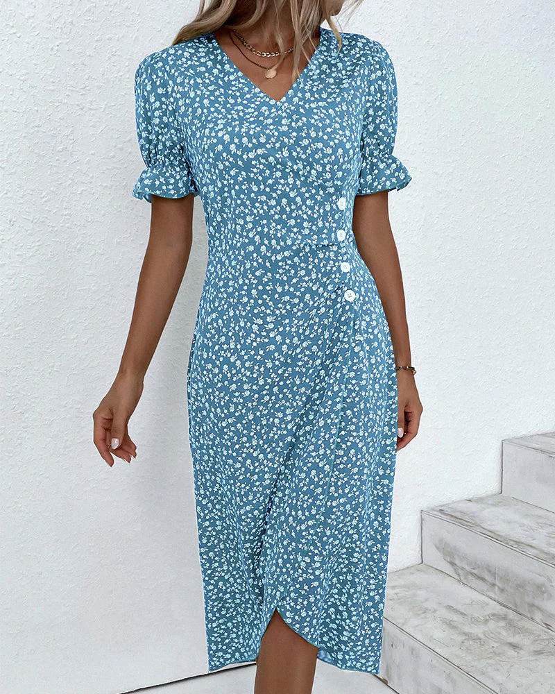 Isolde | Floral Print Dress - Image 12