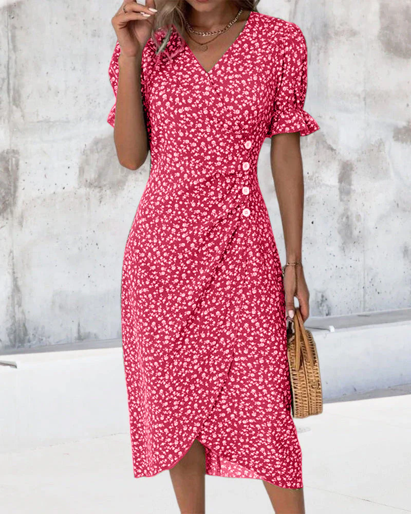 Isolde | Floral Print Dress - Image 14
