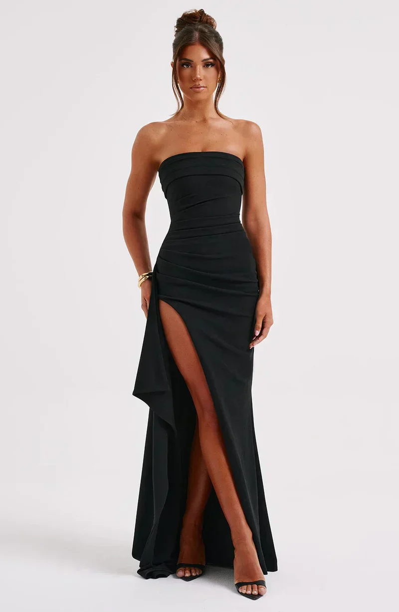 Junia | Twisted Off Shoulder Dress - Image 5