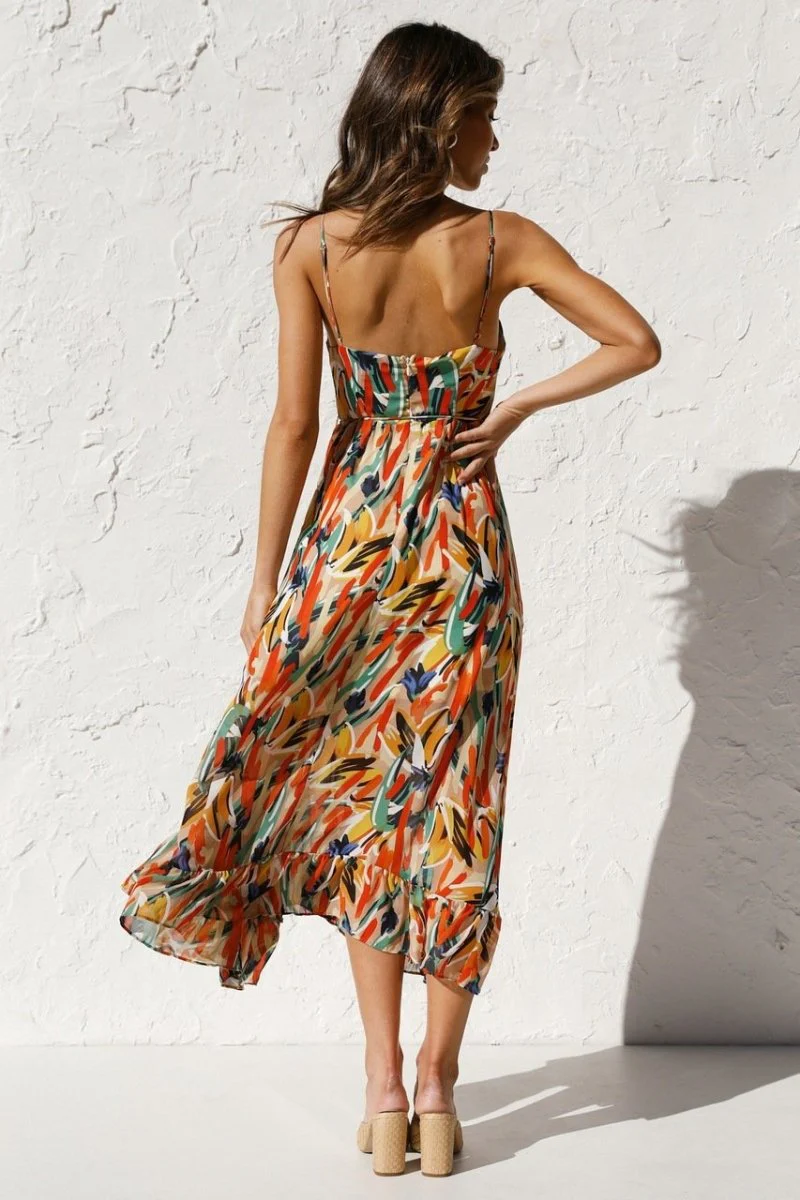 Juniper | Colorful Midi Dress - Image 3