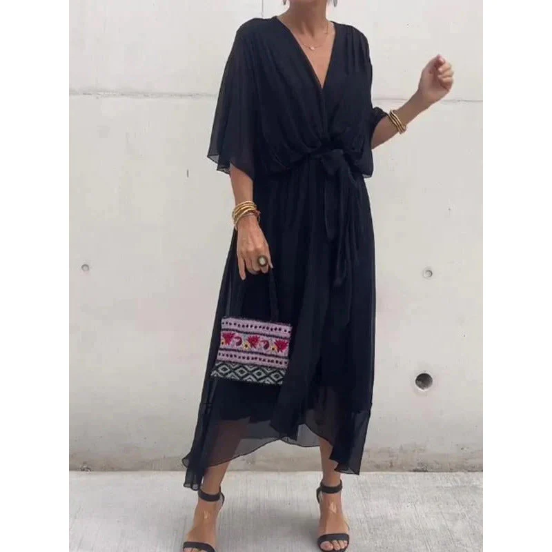 Keira | Elegant Chiffon Dress - Image 10