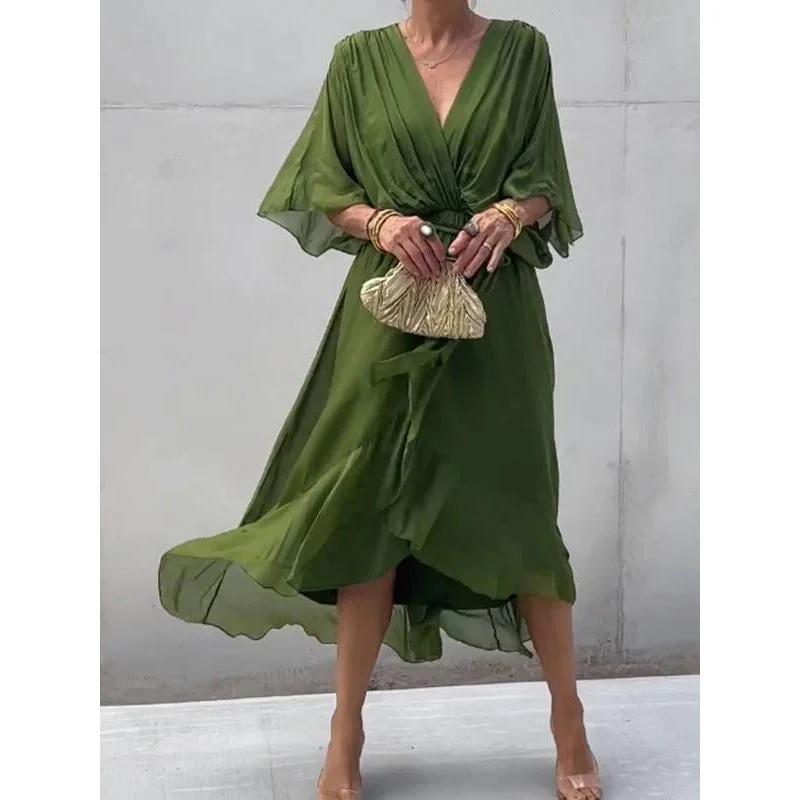 Keira | Elegant Chiffon Dress - Image 11