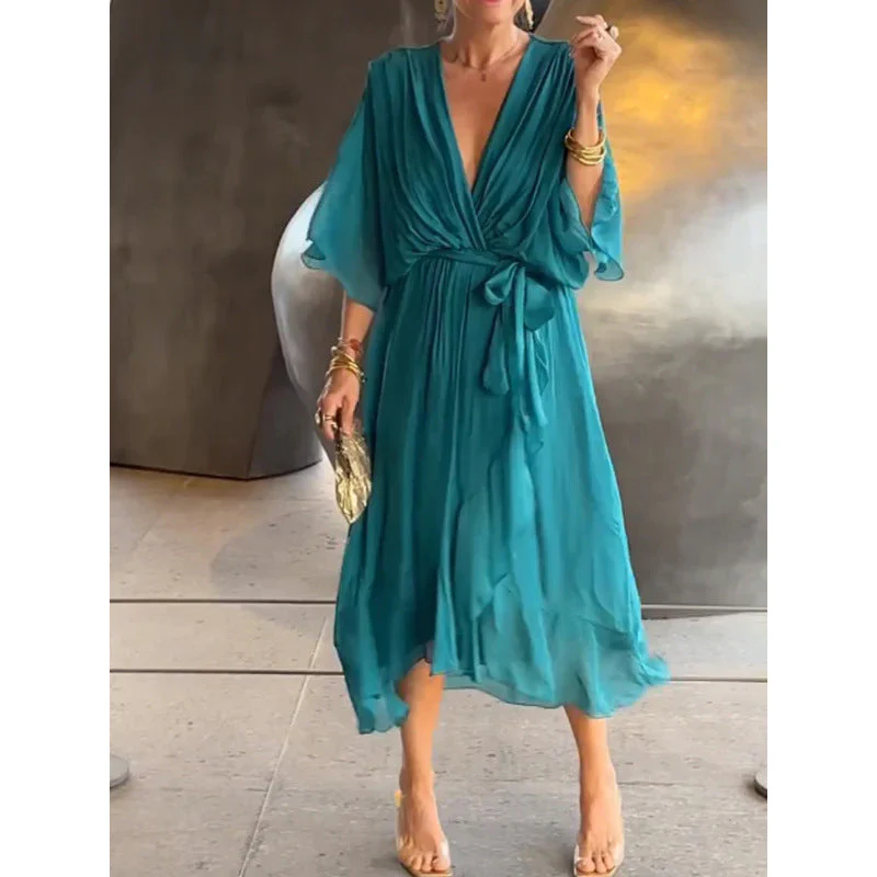 Keira | Elegant Chiffon Dress - Image 3
