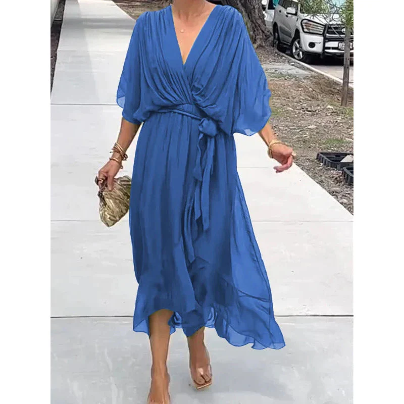 Keira | Elegant Chiffon Dress - Image 4