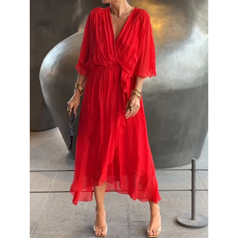 Keira | Elegant Chiffon Dress - Image 6
