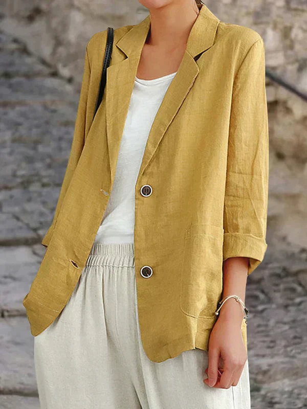 Kerith | Linen Casual Blazer - Image 3
