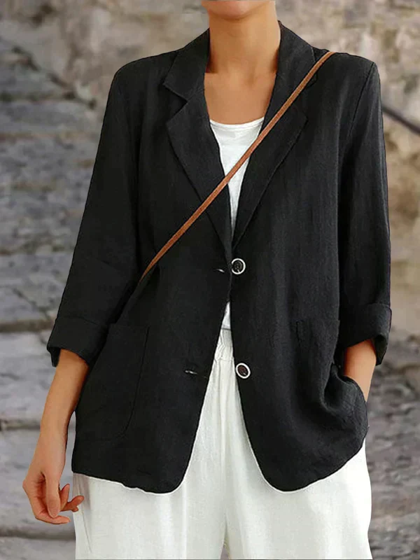 Kerith | Linen Casual Blazer - Image 4