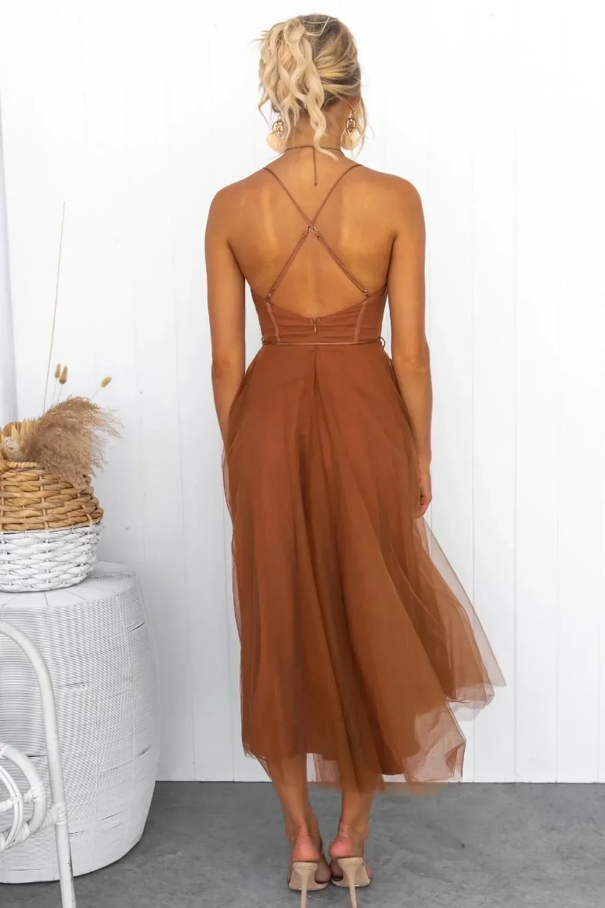Kiera | Mesh Corset Lace Dress - Image 14