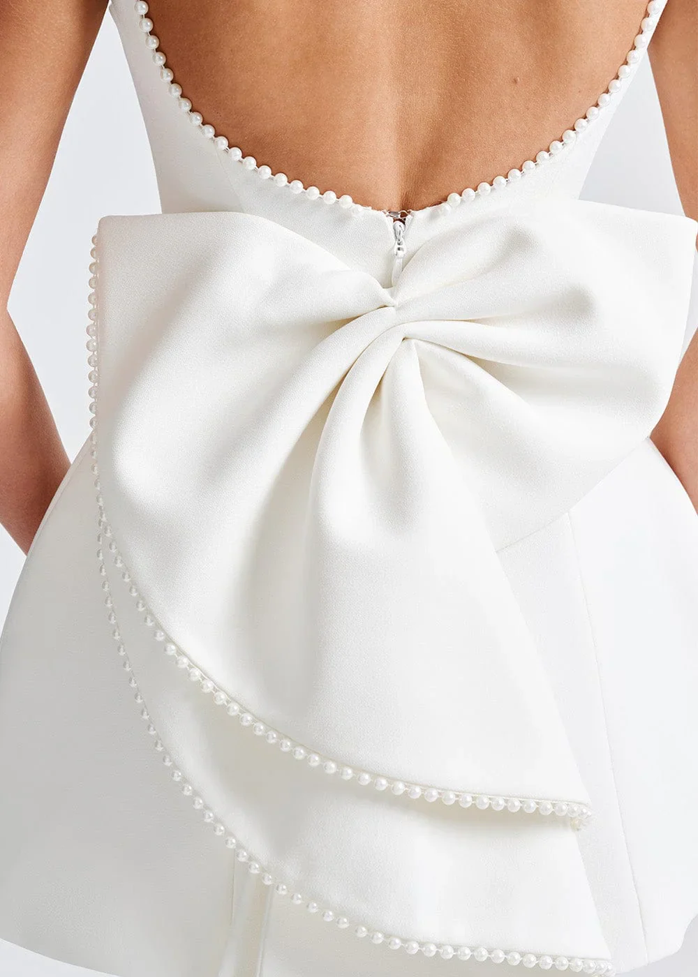 Lily | Pearl Mini Dress - Image 4