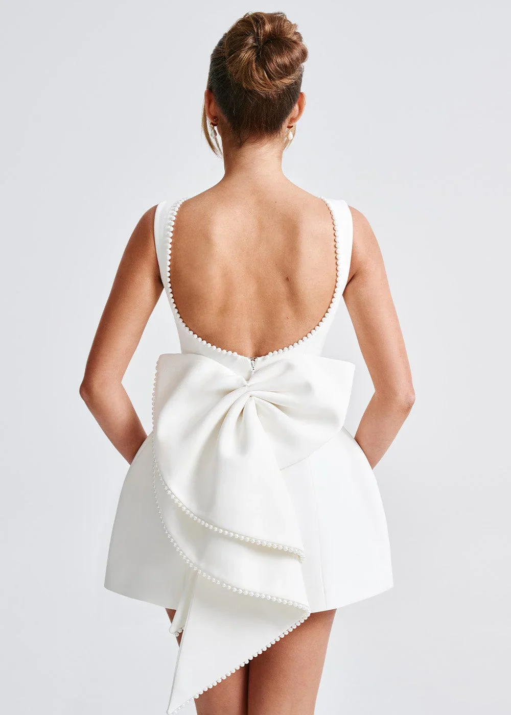 Lily | Pearl Mini Dress - Image 7