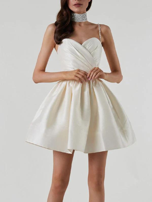 Liora | Sweetheart Neckline Mini Dress - Image 4