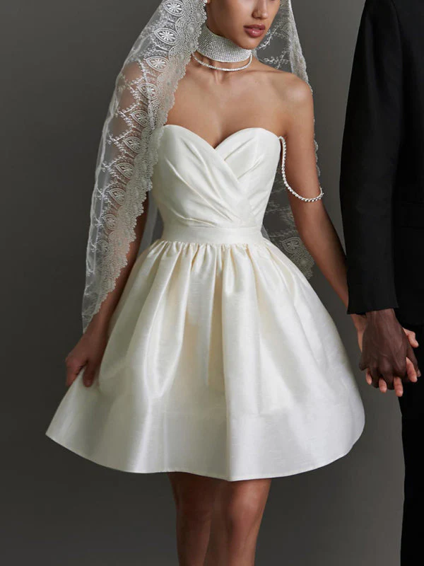 Liora | Sweetheart Neckline Mini Dress - Image 5